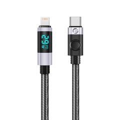 Orico LDC2L USB-C to Lightning PD Cable 29W with LED Display 480Mbps 1.5m - Black