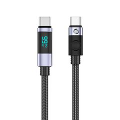 Orico LDC2C USB-C - USB-C PD 100 W Cable with LED Display 480 Mb/s 2 m - 2 pcs - Black