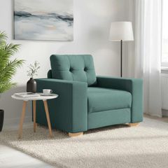 Πολυθρόνα-Καναπέ Σκούρο Πράσινο 100x78x80 εκ. Ύφασμα 4105063