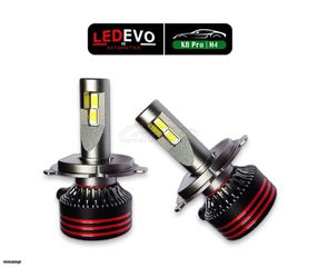 LED HEADLIGHTS H4 CANBUS 11000LM 9-32V "PREMIUM" LEDEVO K8 PRO