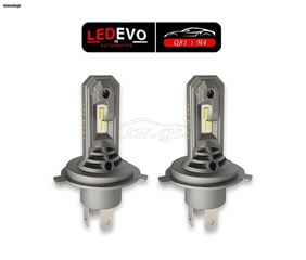 LED HEADLIGHTS H4 8000LM 9-32V MINI DESIGN PLUG & PLAY LEDEVO Q81
