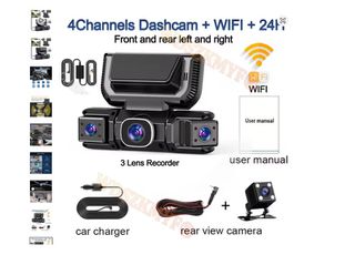 καμερα Car cam ir Dvr 1080P x4Video Recorder WiFi APP Dashcam