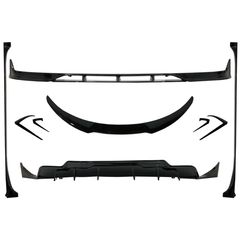 Epéktash Body Kit katállhlh gia Tesla Model 3 (2017-up) Emprós Profulaktíras Lip Air Diffuser kai Plaϊná Kit Piáno Mavro