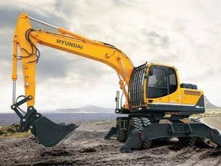 Εκσκαφέας Με Λάστιχα Hyundai 2015 ROBEX 180+MONOBOOM +ARISTO+EYKAIREIA+
