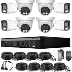 KIT-5MP-8CH ACTRON XVR (DVR) 8CH 5MP + 8 Cameras Color24h