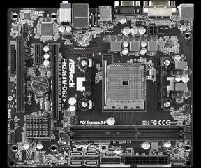 ASROCK FM2A68M-DG3+---CPU A10-8750 (65watt)---cooler