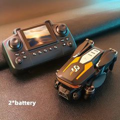 Drone LU80 με Διπλή Ρυθμιζόμενη Κάμερα & Χειριστήριο με Οθόνη – USB Φόρτιση, Εμπόδιο-Αποφυγή, One-Click Απογείωση