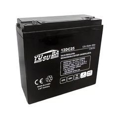 Μπαταρία VRLA AGM 12V 25Ah YUSUBA 12DC25 Βαθιάς Εκφόρτισης