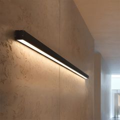 kelvo® ORION KLV-101-0362-V3 Φωτιστικό Τοίχου / Απλίκα LED 72W 7200lm 120° AC 220-240V IP20 Ρυθμιζόμενο Λευκό CCT με Χειριστήριο από 2700K έως 6000K Dimmable - Lumileds SMD Chip - Μαύρο Ματ - Μ120 x Π
