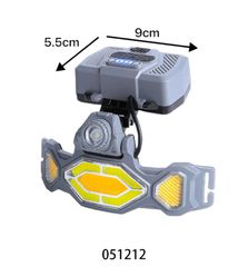 Φακός κεφαλής LED με ηλιακό πάνελ - T67CS - 051212
