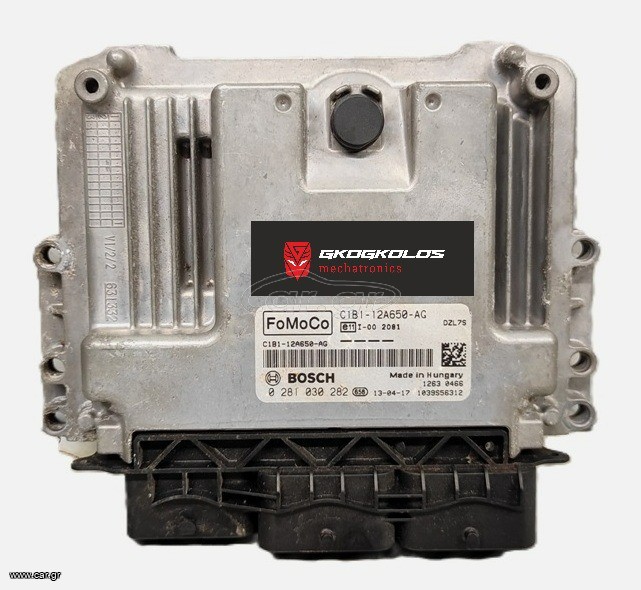 ΕΓΚΕΦΑΛΟΣ FORD TRANSIT COURIER 1.5L 70KW ENGINE CODE XVCA 2016y BOSCH EDC17C70 0281033282 1037557959 FT7A-12A650-P8 F1F1-12B684-AD ΞΕΚΛΕΙΔΩΤΟΣ ΑΡΙΣΤΟΣ - ΕΓΓΥΗΣΗ!!