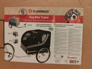 Flamingo Bike Trailer για Σκύλο 30kg – Καινούργιο, Σφραγισμένο