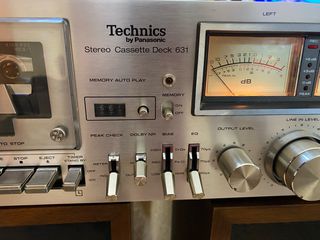 Technics RS-631 Stereo Cassette Deck (Vintage)-thumb-2