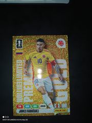 Κάρτα James Rodríguez Premium Gold Limited Edition από τη συλλογή Panini Adrenalyn XL