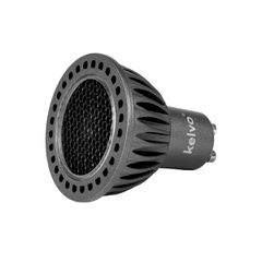 kelvo® KYRON DARK 36° KLV-103-0010 Σποτ GU10 MR16 με Honeycomb Anti-Glare Reflector LED 7W 840lm CRI (Ra) ≥ 90 36° AC 220-240V IP20 Φυσικό Λευκό 4500K Dimmable - Bridgelux COB Chip - Γκρι Ανθρακί & Μα