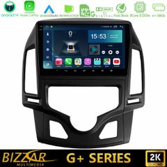 Bizzar G+ Series Hyundai i30 2007-2012 Auto A/C 8core Android14 6+128GB Navigation Multimedia Tablet 9"