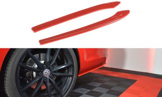 Rear Side Splitters V.2 Volkswagen Golf Mk7 R Variant Facelift