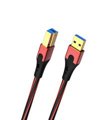 Oehlbach USB Evolution B3 Καλώδιο USB 3.0 Type A - Type B 0.5m Red (Τεμάχιο)