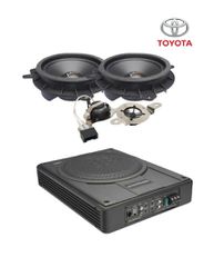 Powerbass Σετ Toyota με Διαιρούμενα Ηχεία Αυτοκινήτου 6.5'' και Ενεργό Subwoofer 10"