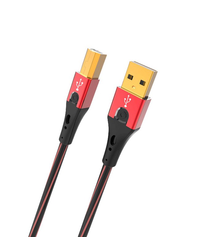 Oehlbach USB Evolution B Καλώδιο USB 2.0 Type A - Type B 10m Red (Τεμάχιο)