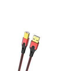 Oehlbach USB Evolution B Καλώδιο USB 2.0 Type A - Type B 5m Red (Τεμάχιο)-thumb-2