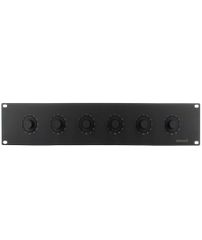 ArtSound SVC6.2T Controller Έντασης 6 Καναλιών 100W 19" Μαύρο (Τεμάχιο)