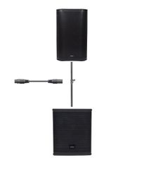 Citronic ACTIVE-CASA-15 Πακέτο Ενεργών Ηχείων 15'' με Πλαστική Καμπίνα και Subwoofer 18'' (Σετ)