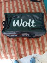 Κουτί delivery wolt για καφεδες