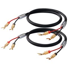 Oehlbach XXL Fusion Two Υψηλής Ποιότητας HPOCC® Καλώδιο Ηχείων με Διχάλες 4m Black