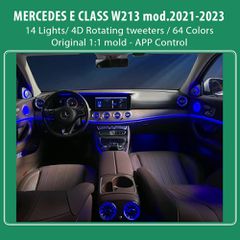 DIQ AMBIENT 8176 ED117 – BENZ E (W213) (Digital iQ Ambient Light for Mercedes E (W213) mod. 2017-2020 with 14 Lights)