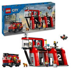 LEGO City - Fire Station with Fire Truck (60414) / Toys