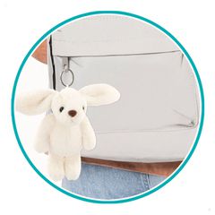 Rabbit assorted plush keychain 12cm-thumb-2