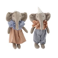 Bloomingville MINI - Dolls couple, Multi 19 cm. (82069433) / Toys