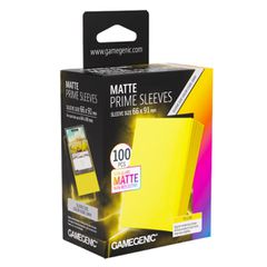 Gamegenic - Matte Prime Sleeves 100 pcs - Yellow (GGS10154ML) / Toys