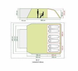Σκηνή 2019 Coleman Lakeside 6 Deluxe για έως 6 άτομα