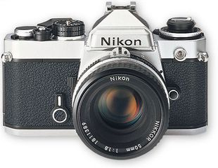 Φωτογραφική μηχανή NIKON FE manual & αυτόματη