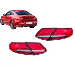 ΦΑΝΑΡΙΑ ΠΙΣΩ Full LED Taillights Mercedes C-Class A205 Cabrio C205 Coupe (2016-2023) Dynamic Sequential Turning Light