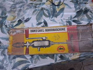 Hand Drill Bohrmaschine derby Χειροκίνητο τρυπάνι vintage