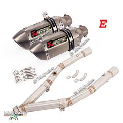 ΔΙΠΛΗ ΕΞΑΤΜΙΣΗ ACRAPOVIC ΓΙΑ BMW 310 GS / 310 G / 310 RR . ΠΙΘΑΝΟ Κ ΓΙΑ BMW 450 GS