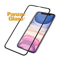 PanzerGlass E2E Super+ tempered glass for iPhone XR / 11 - with black frame-thumb-1
