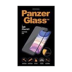 PanzerGlass E2E Super+ tempered glass for iPhone XR / 11 - with black frame-thumb-3