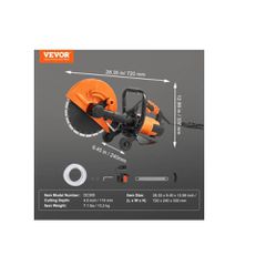 Κόφτης Μπετόν Vevor 2800W-thumb-1