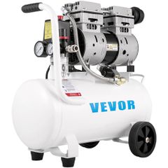 Μονοφασικό Κομπρεσέρ Αέρος Vevor 60dB με Ισχύ 1hp και Αεροφυλάκιο 25lt