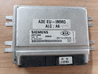 ΕΓΚΕΦΑΛΟΣ ΚΙΝΗΤΗΡΑ HYUNDAI ΒΕΝΖΙΝΗ SIEMENS SIMK42 39110-2X046 /ΞΕΚΛΕΙΔΩΜΑ IMMOBILIZER Ή IMMO OF