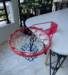 ΝΕΟ Στεφάνι/Κρίκος Μπάσκετ από Στερεό Ατσάλι Βαρέως Τύπου & Δίχτυ 45cm (PRO & Επίσημο Μέγεθος Κανονισμού)