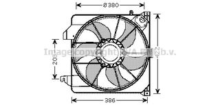 ΒΕΝΤΙΛΑΤΕΡ FAN ΨΥΓΕΙΟΥ FORD TRANSIT CONNECT 12V 1.8 CNG/ BENZINH/ LPG/ DIESEL ΜΟΝΤΕΛΟ 2002--> ΚΑΙΝΟΥΡΓΙΟ!-thumb-2