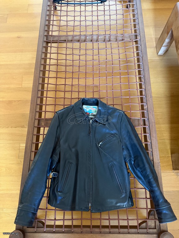 Aero Leather Half Belt 30s jacket