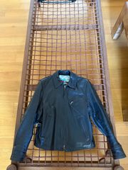 Aero Leather Half Belt 30s jacket