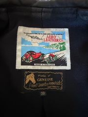 Aero Leather Half Belt 30s jacket-thumb-3