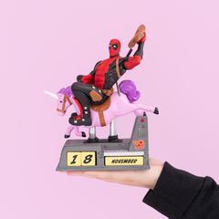 DEADPOOL - Unicorn - Resin 3D Perpetual Calendar-thumb-2